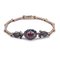 Vintage 14K Gold Bracelet with Sapphires and Rubies, 1960s 1