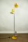 Vintage Chrome & Yellow Floor Lamp with Spotlight, 1970s, Image 2