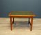 Teak Coffee Table with Leather Top, Imagen 1