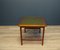 Teak Coffee Table with Leather Top, Image 3