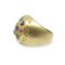 Silver & Gold-Plated Dome Ring with Jade, Rubies & Sapphires by Vicente Gracia, Image 5