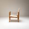 Oatmeal-Colored Linen Safari Chair by Kaare Klint for Rud. Rasmussen, Denmark, 1950s, Image 5