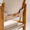 Oatmeal-Colored Linen Safari Chair by Kaare Klint for Rud. Rasmussen, Denmark, 1950s, Image 12