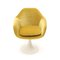 Armchair in Fiberglass and Ocher-Colored Fabric, 1960s 4