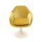 Armchair in Fiberglass and Ocher-Colored Fabric, 1960s, Immagine 4