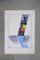 Abstractive Modern Colored Lithograph by Hardy Strid, 1950s, Image 2