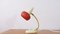 Mid-Century Red Table Lamp, 1950s 1