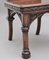 19th Century Gothic Carved Oak Hall Chairs, Set of 2, Image 12