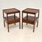 Antique Mahogany Side Tables, Set of 2 10