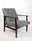 Vintage Black & White Lounge Chair, 1970s, Immagine 1