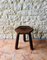 Vintage French Farmhouse Milking Stool on 3 Legs, 1950s or 1960s 10