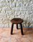 Vintage French Farmhouse Milking Stool on 3 Legs, 1950s or 1960s, Image 10