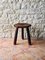 Vintage French Farmhouse Milking Stool on 3 Legs, 1950s or 1960s, Image 9