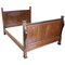 Antique Solid Walnut Bed, 1800s 1