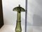 Architectural Olive Green Glass Decanter from Empoli, 1970s 7