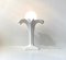 Vintage Scandinavian White Palm Tree Table Lamp, 1970s, Image 7