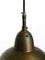 Mid-Century Patinated Brass Church Pendant Lamp, Image 10