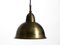 Mid-Century Patinated Brass Church Pendant Lamp, Imagen 1