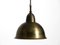 Mid-Century Patinated Brass Church Pendant Lamp, Immagine 1