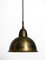 Mid-Century Patinated Brass Church Pendant Lamp 5