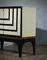 Mid-Century Glass and Brass Italian Sideboard, 1980s, Imagen 7