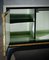 Mid-Century Glass and Brass Italian Sideboard, 1980s, Immagine 7