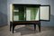 Mid-Century Glass and Brass Italian Sideboard, 1980s, Immagine 3