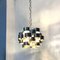 Italian Mid-Century Chromed Steel Chandelier, 1970s 4