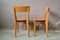 French Painted Wooden Dining Chairs, 1950s, Set of 4, Image 7