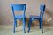 French Painted Wooden Dining Chairs, 1950s, Set of 4 9