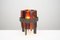 Jacques Avoinet Glass and Iron Table Lamp, 1950s, Immagine 2