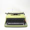 Mintgrüne Lettera 22 Schreibmaschine von Olivetti 2