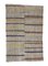 Mid-Century Turkish Gray Tweed Kilim Rug, 1960s 1