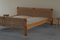 Mid-Century Scandinavian Bed in Solid Pine and Woven Paper Cord, 1960s, Image 12