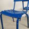 Blue Metal Dining Chairs, Set of 14, Image 23