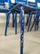 Blue Metal Dining Chairs, Set of 14, Imagen 22