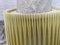 Mid-Century Brass Floor Lamp with Pleated Shades, 1950s, Immagine 12