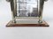 Art Deco Picture Frame in Nickel & Cognac-Colored Mirror Glass 9
