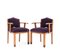 Oak Art Deco Armchairs from FA Drilling Amsterdam, 1920s, Set of 2, Immagine 2