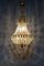 French Empire Style Crystal Glass Basket-Shaped Chandelier 12