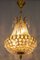 French Empire Style Crystal Glass Basket-Shaped Chandelier, Imagen 2