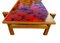 Vintage Enameled Coffee Table with Lava Effect Top, 1970s, Image 2