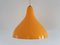 Ochre Yellow Metal Pendant Lamps by Lisa Johansson-Pape for Orno, Finland, 1950s, Set of 2 1