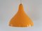 Ochre Yellow Metal Pendant Lamps by Lisa Johansson-Pape for Orno, Finland, 1950s, Set of 2, Image 1