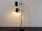 Adjustable Black Metal Ball in Socket Floor Lamp with 2 Shades by Floris Fiedeldij for Artimeta, Netherlands, 1950s 2