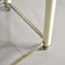 Brass and Beige Lacquered Metal Drinks Trolley with 2 Glass Shelves in the Style of Tommaso Barbi, 1970s 7