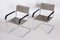 Bauhaus Chrome and Fabric Armchairs by Marcel Breuer and Thonet, 1930s, Set of 2 7