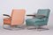Bauhaus Armlehnstühle mit verchromtem Rohrgestell von Mücke Melder, 1930er, 4er Set 17