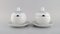 Lotus Sauce Boats in Porcelain by Bjorn Wiinblad for Rosenthal, Set of 2 2