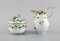 Herend Green Clover Coffee Service for Three People in Hand-Painted Porcelain, Set of 11 3